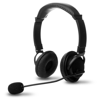 Customer support headset